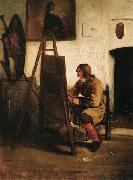 Barent fabritius Young Painter in his Studio oil painting on canvas
